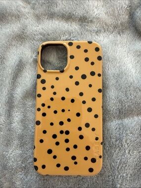 Casely Brown and Black Polka Dot Phone Case